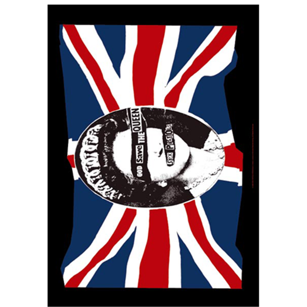 Sex Pistols God Save The Queen Flag