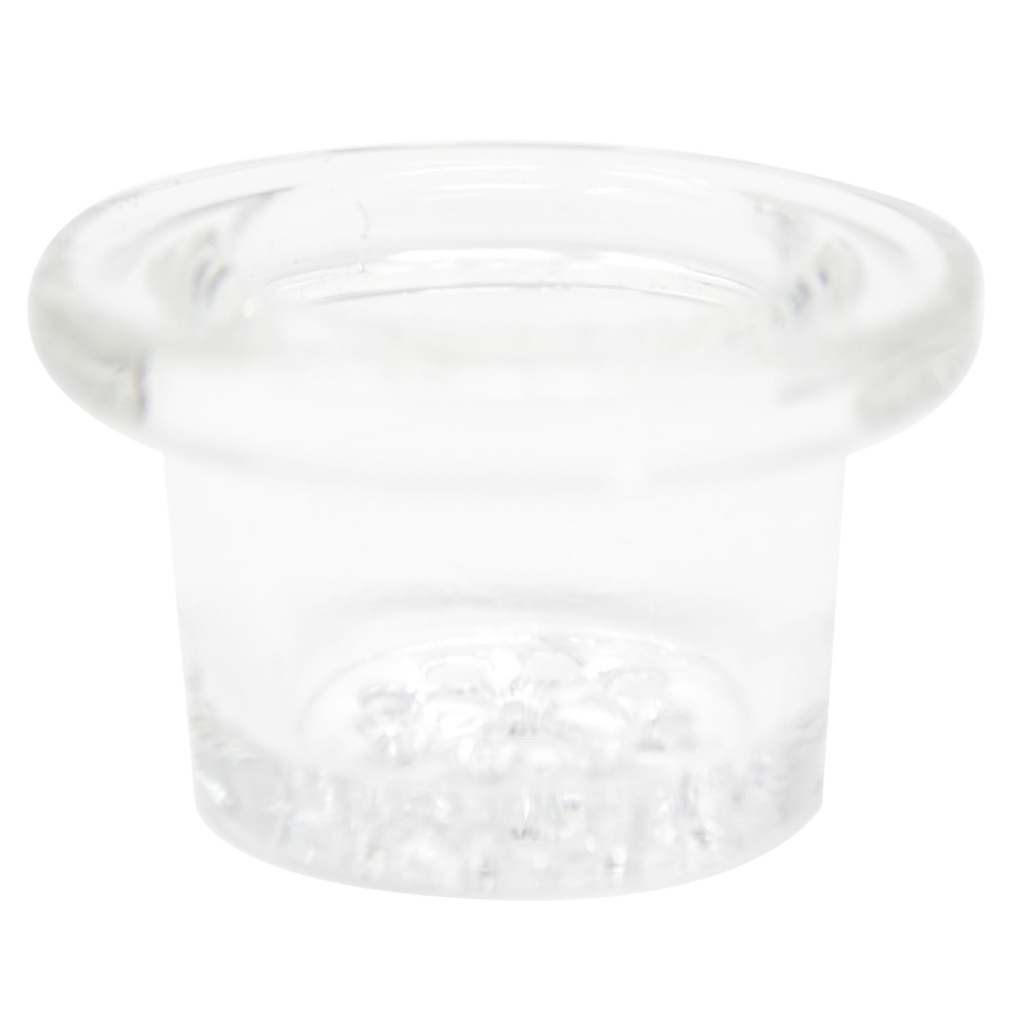 4 Glass Replacement Bowls For Silicone Pipes – Clear Glass Bowls, Unbranded