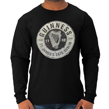 Guinness St-James's Gate Dublin Trade Mark 1759 Beer Label Crewneck