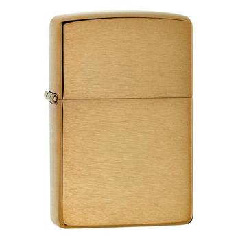  Armor Brushed Brass Zippo