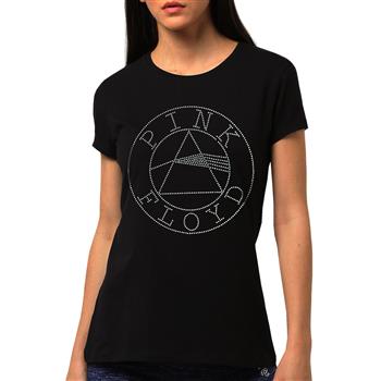Pink Floyd Circle Logo Diamante Women's T-Shirt