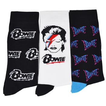 David Bowie Logo Socks Set