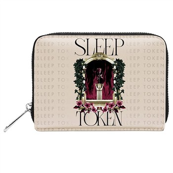 Sleep Token Statue Cream Women's Bi-Fold Zipped Wallet