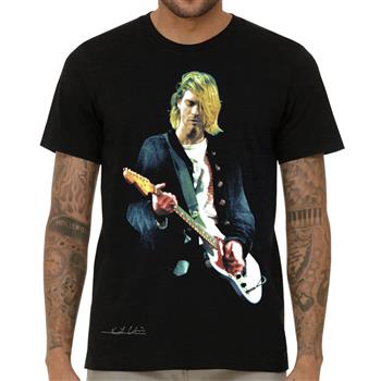 Nirvana / Kurt Cobain Guitar Photo T-Shirt
