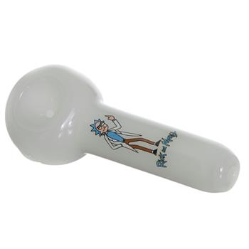 Rick & Morty RICK SANCHEZ F U SPOON GLASS PIPE