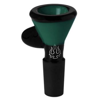  HYDROS THICK WALL FUNNEL BOWL - JADE