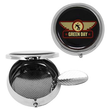 Green Day Stainless Steel Portable Mini Ashtray