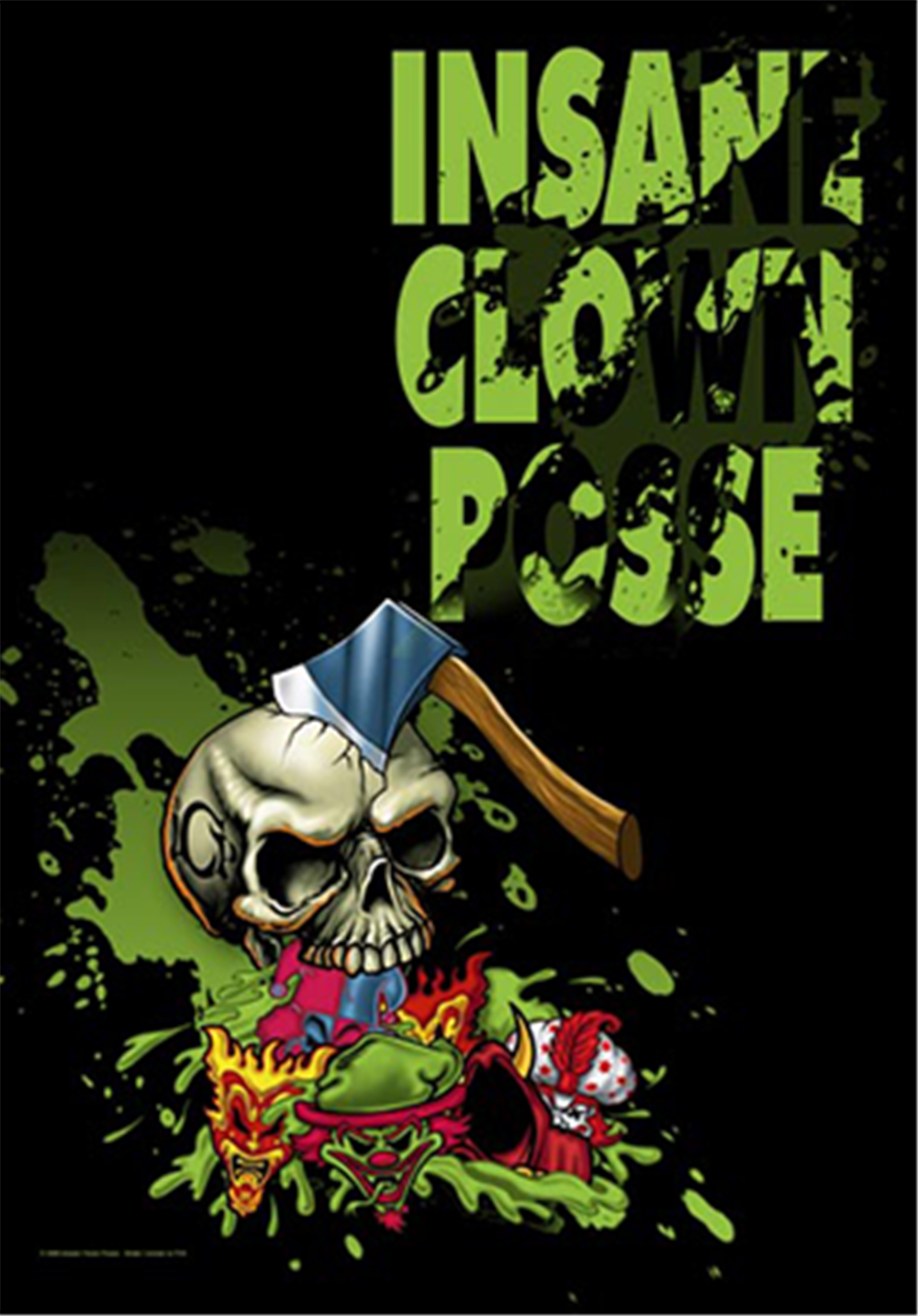 Insane Clown Posse Hatchet Skull Flag