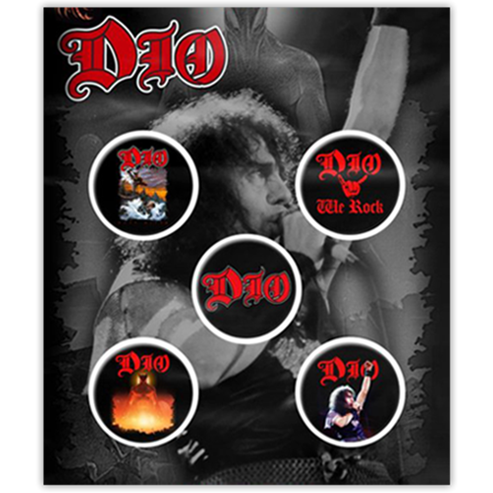 Albums & Icons (Button Pin Set) by Dio