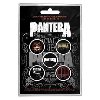 Pantera 101 Proof Button Badge Set