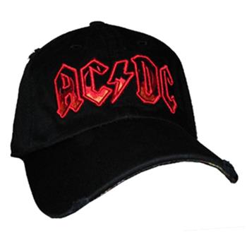 AC/DC Flex-Fit Hat - Flames Logo Hat