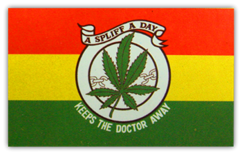  A SPLIFF A DAY FLAG