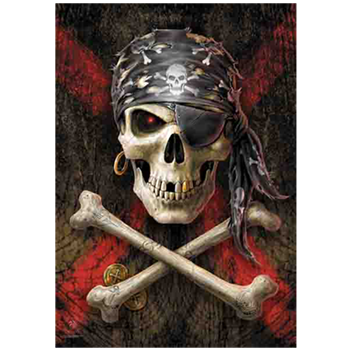  ANNE STOKES - Pirate Skull