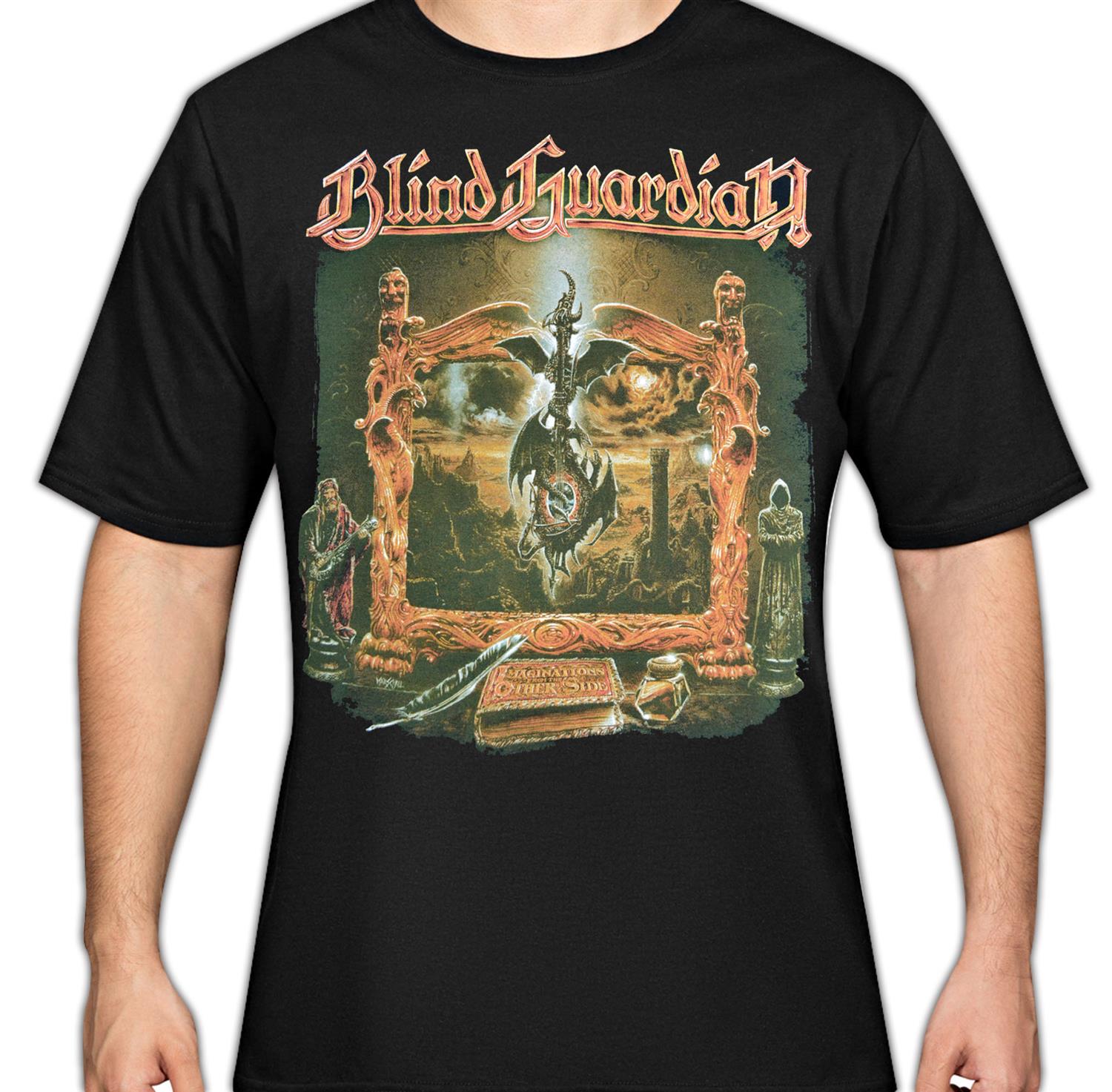 Turns into Brawl Addition Blind Guardian Imaginations T-Shirt Men | Loudtrax