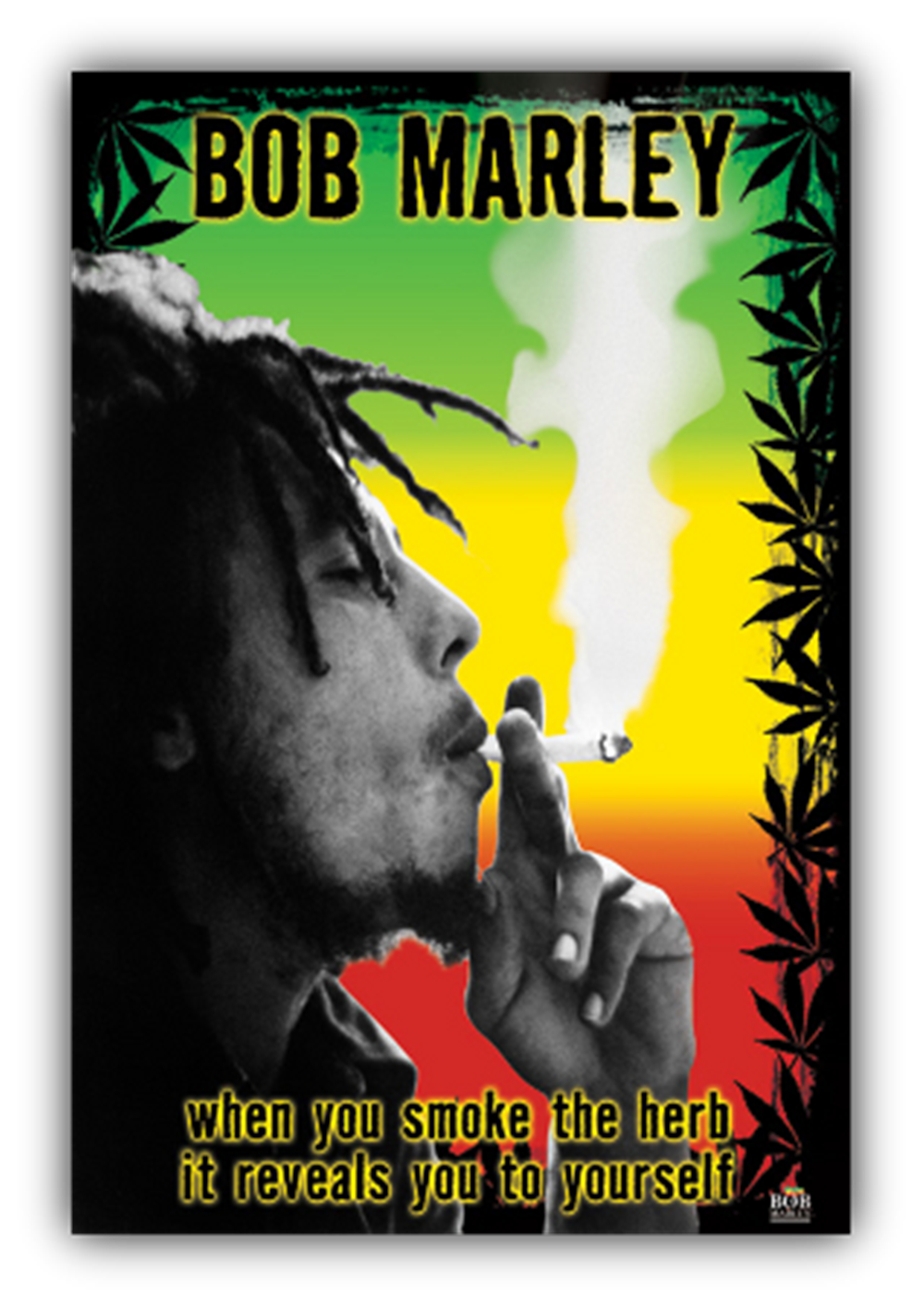BOB MARLEY SMOKE FLAG