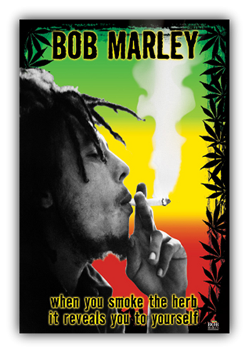 Bob Marley BOB MARLEY SMOKE FLAG