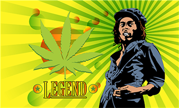 Bob Marley BOB MARLEY LEGEND FLAG