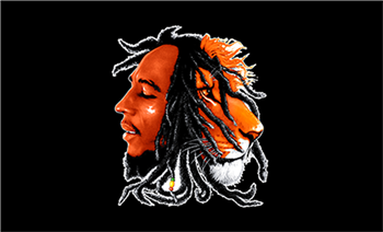 Bob Marley BOB MARLEY LION FLAG