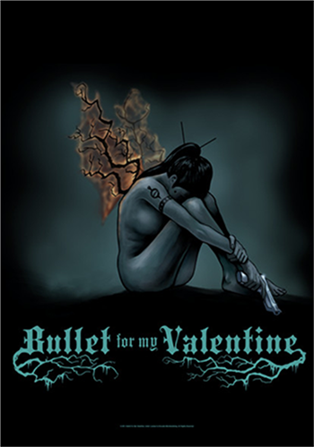 Bullet For My Valentine Burning Wings Flag