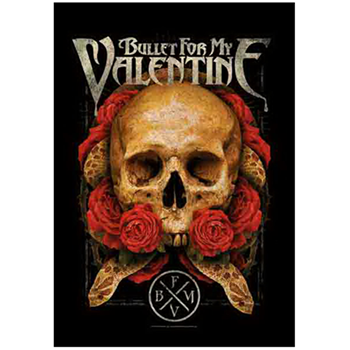 Bullet For My Valentine Serpent Roses Flag