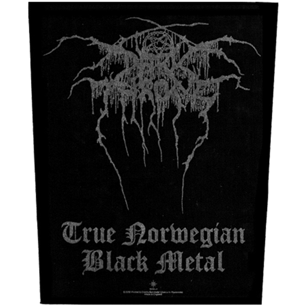 True Norwegian Black Metal Backpatch