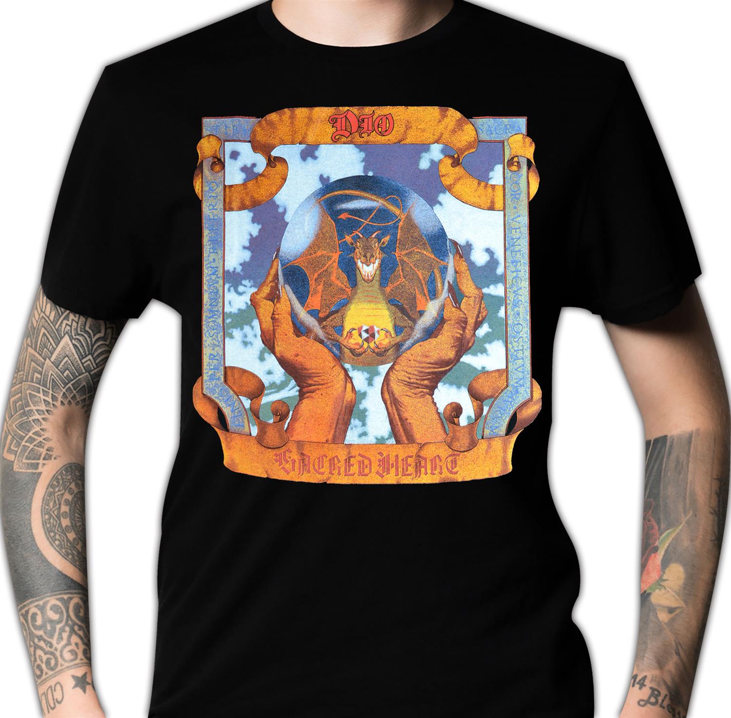 dio sacred heart t shirt