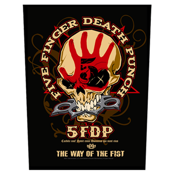 Five Finger Death Punch The Way of The Fist Backpatch