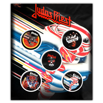 Judas Priest Classic Albums Button Pin Set