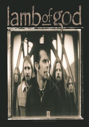 Lamb of God Band Shot Flag