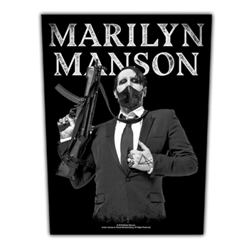 Marilyn Manson Machine Gun Backpatch