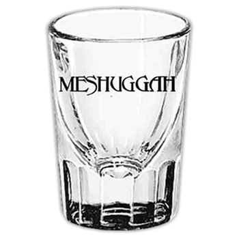 Meshuggah Black Logo Shot Glass