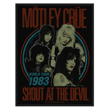 Motley Crue Shout At The Devil World Tour 1983 Patch