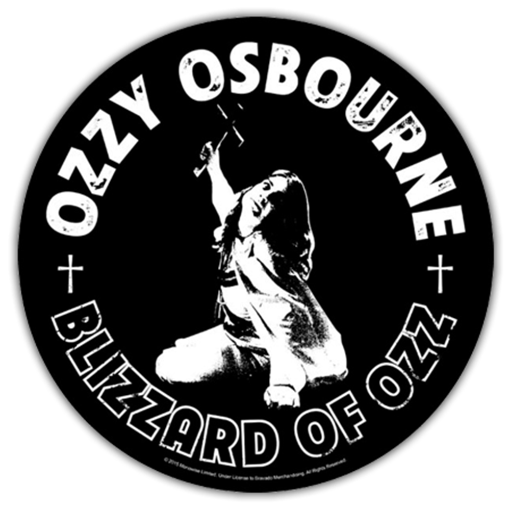 Blizzard Of Ozz Round Backpatch