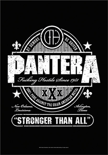 Pantera Beer Label Flag