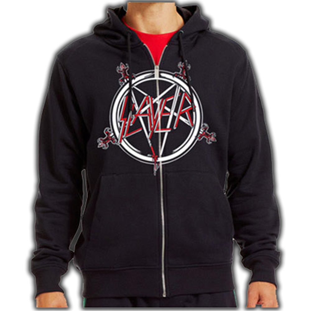 Slayer Classic Pentagram Logo Hoodie