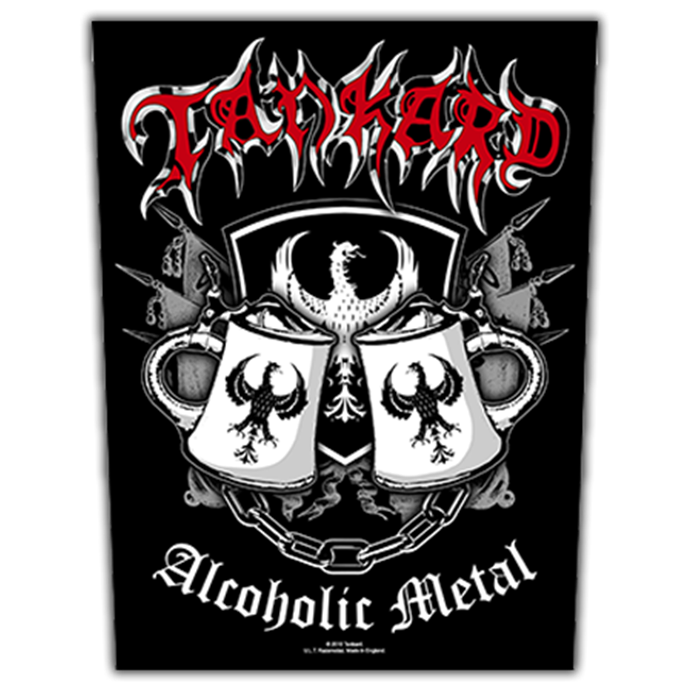 Alcoholic Metal Backpatch