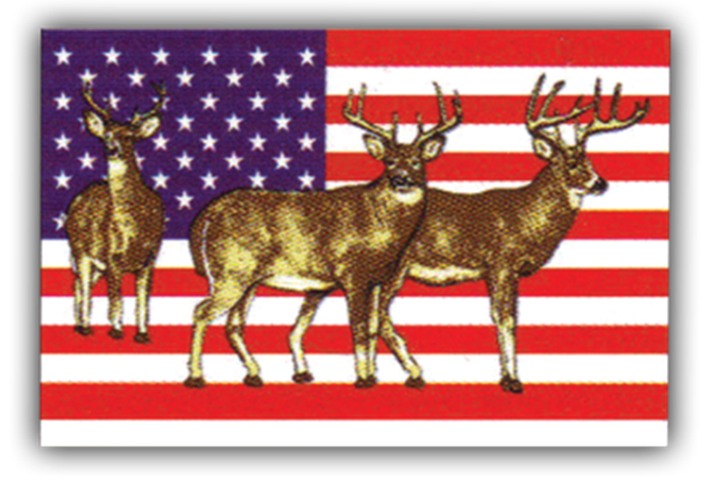 USA DEER FLAG