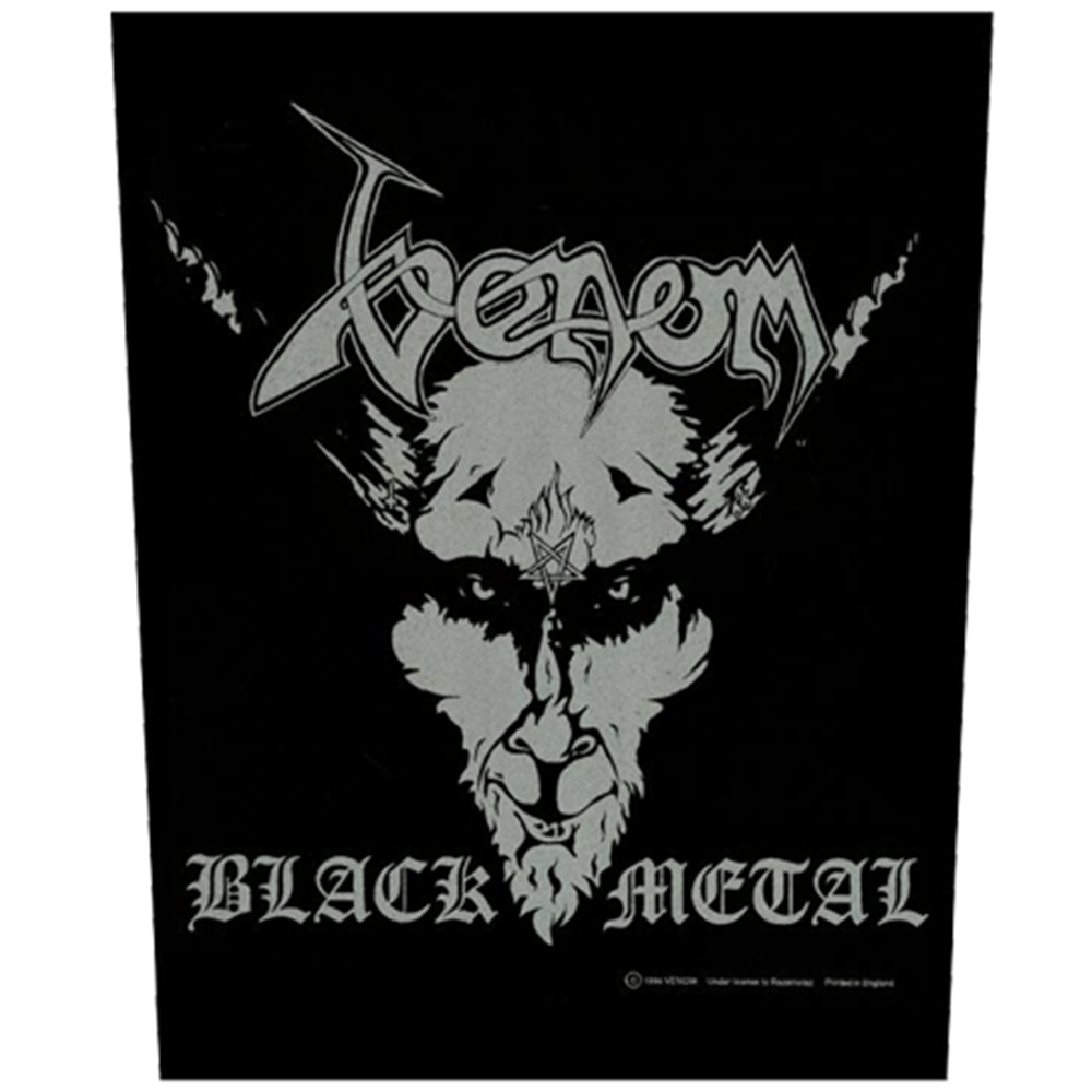 Black Metal Backpatch