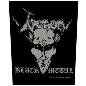 Venom Black Metal Backpatch