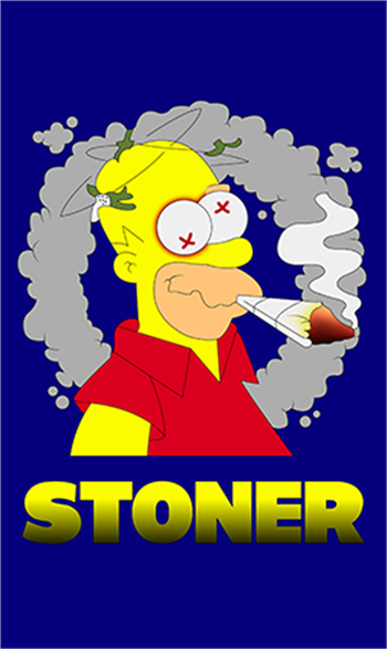  HOMER SIMPSONS STONER FLAG