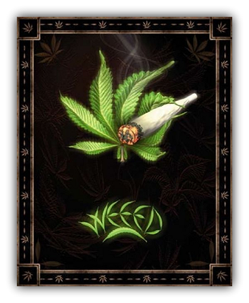  WEED FLAG