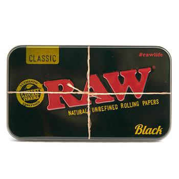  RAW BLACK TIN CASE