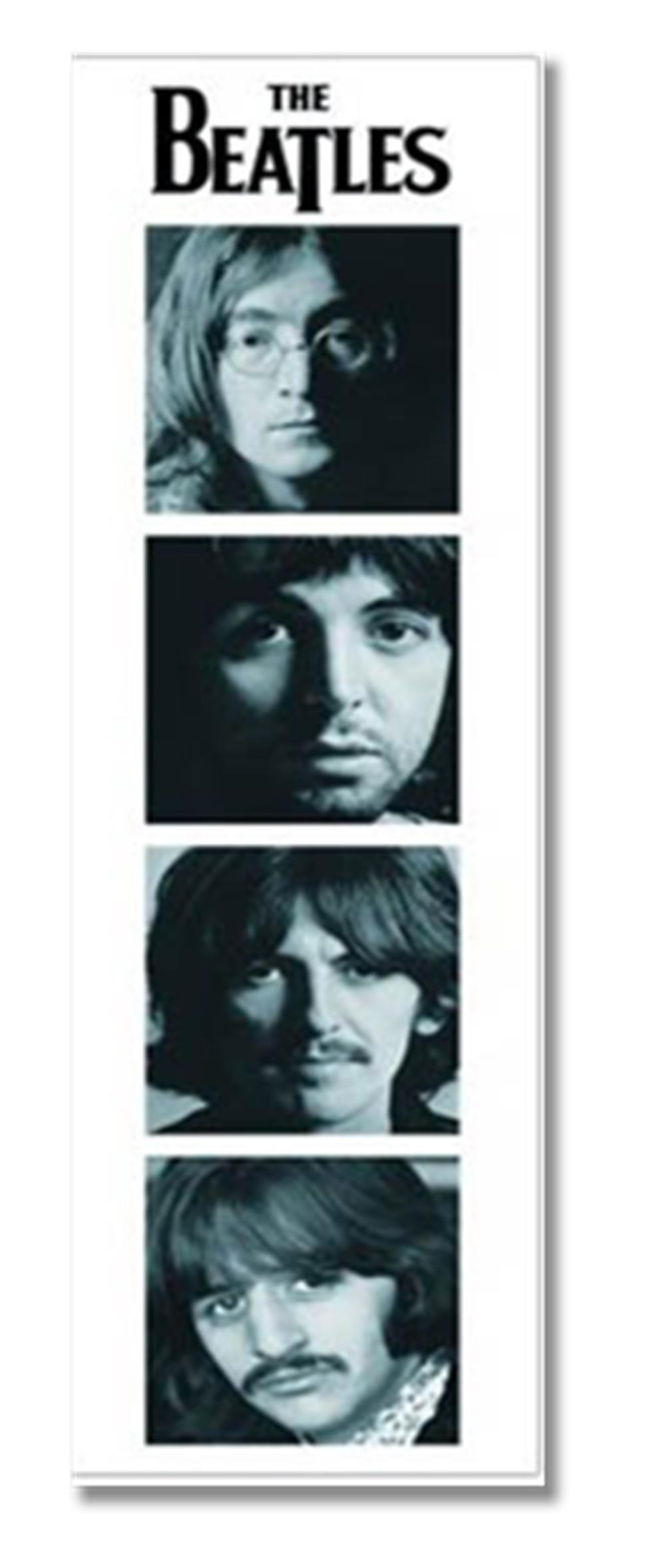 Beatles - Bookmark White Iconic Image (in One Size