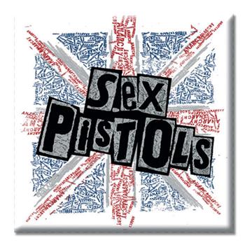 Sex Pistols UK Flag Logo Magnet