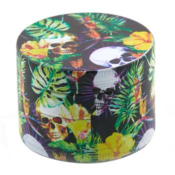  SKULL & FLOWERS 4 PARTS GRINDER