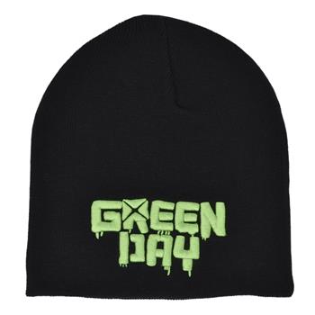 Green Day 3D Embroidered Logo Beanie