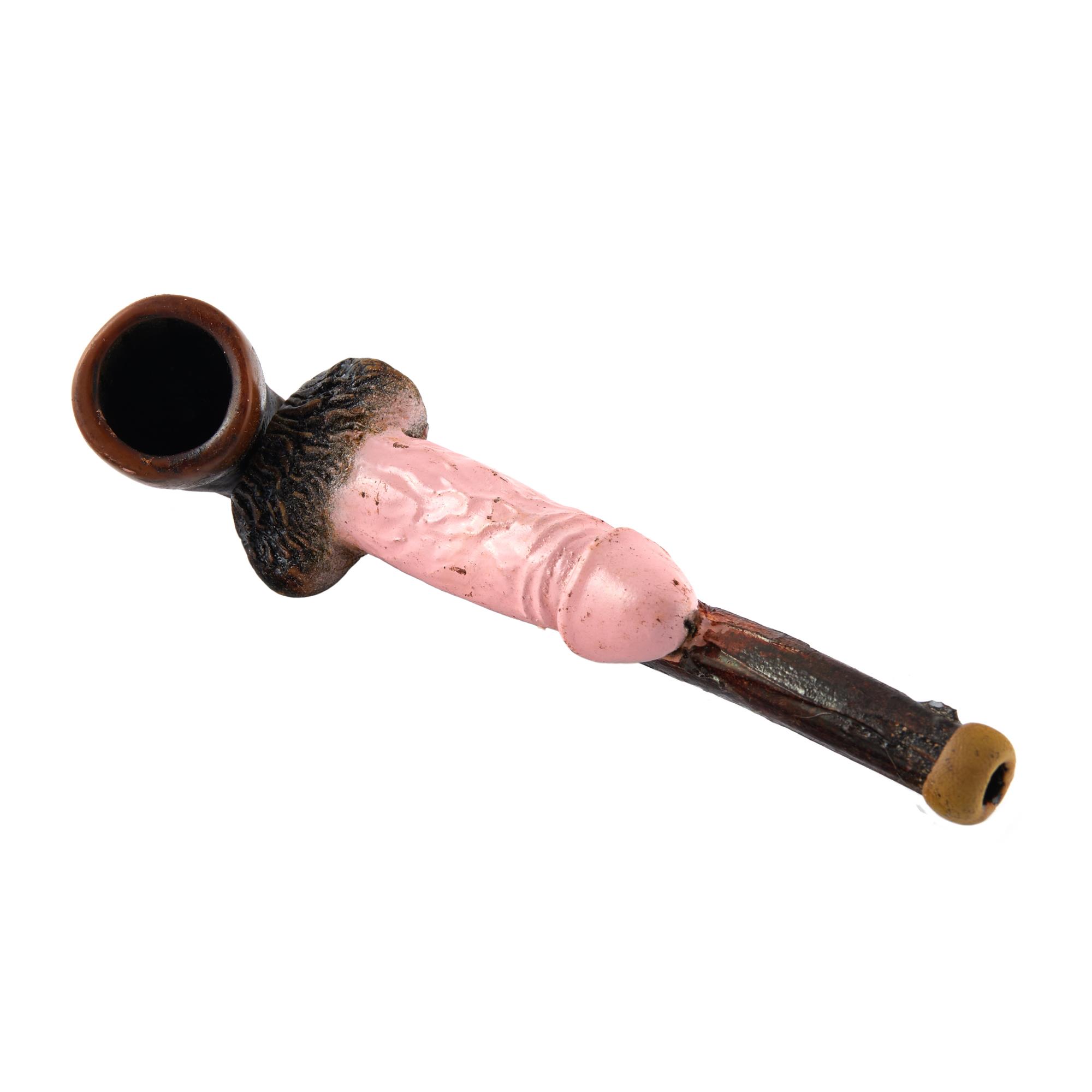 PINK DING DONG PENIS HAND PIPE