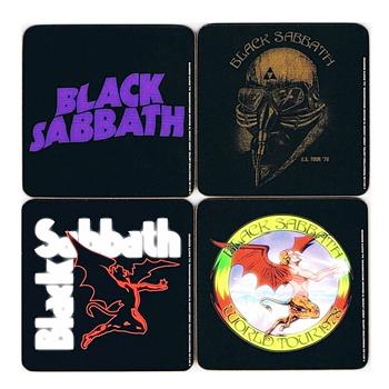 Black Sabbath 4 Pcs Coaster Set With Box