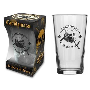 Candlemass 40 Years of Doom Beer Glass
