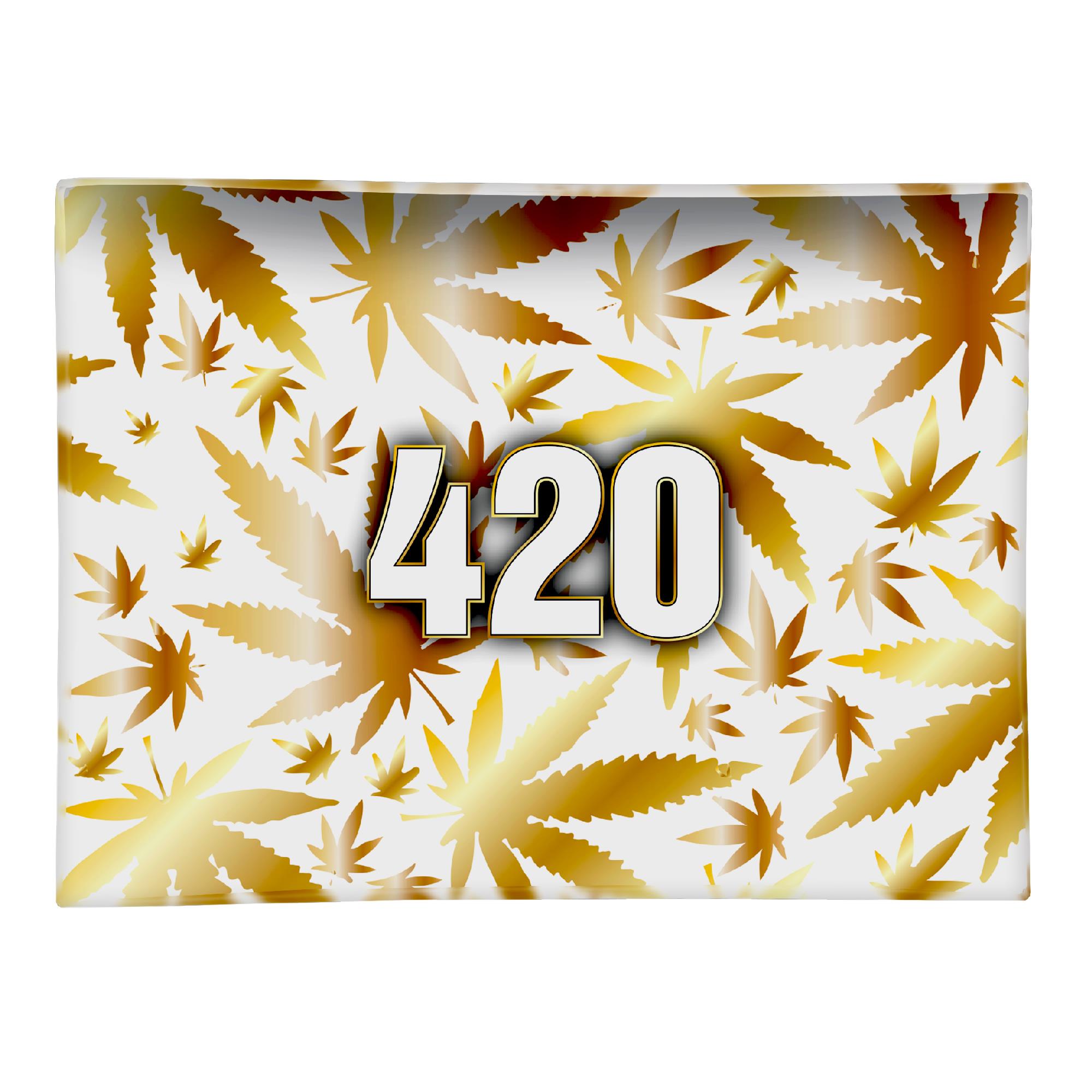 420 GOLD GLASS TRAY